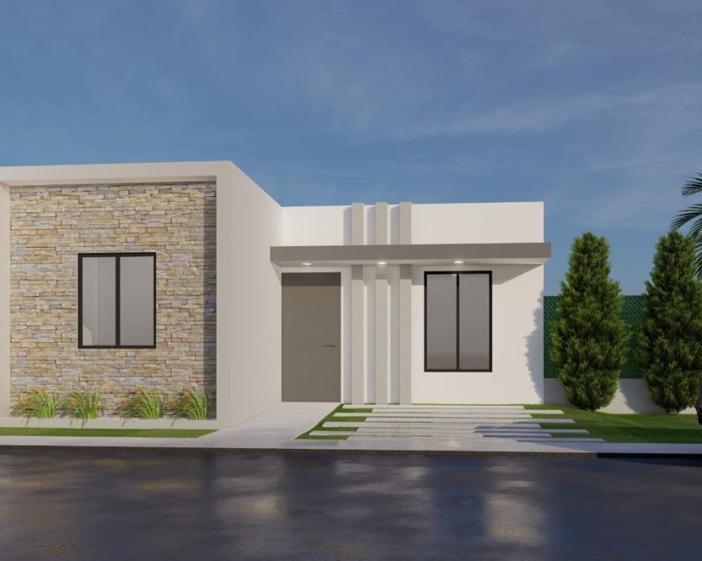 Modelo de casa Minimalista del catálogo Salex